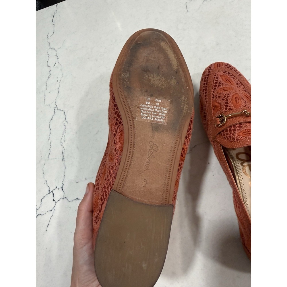 Sam Edelman Women's Loraine Regal Bit Loafer Coral Size 9 Flats Slip On - Picture 7 of 8